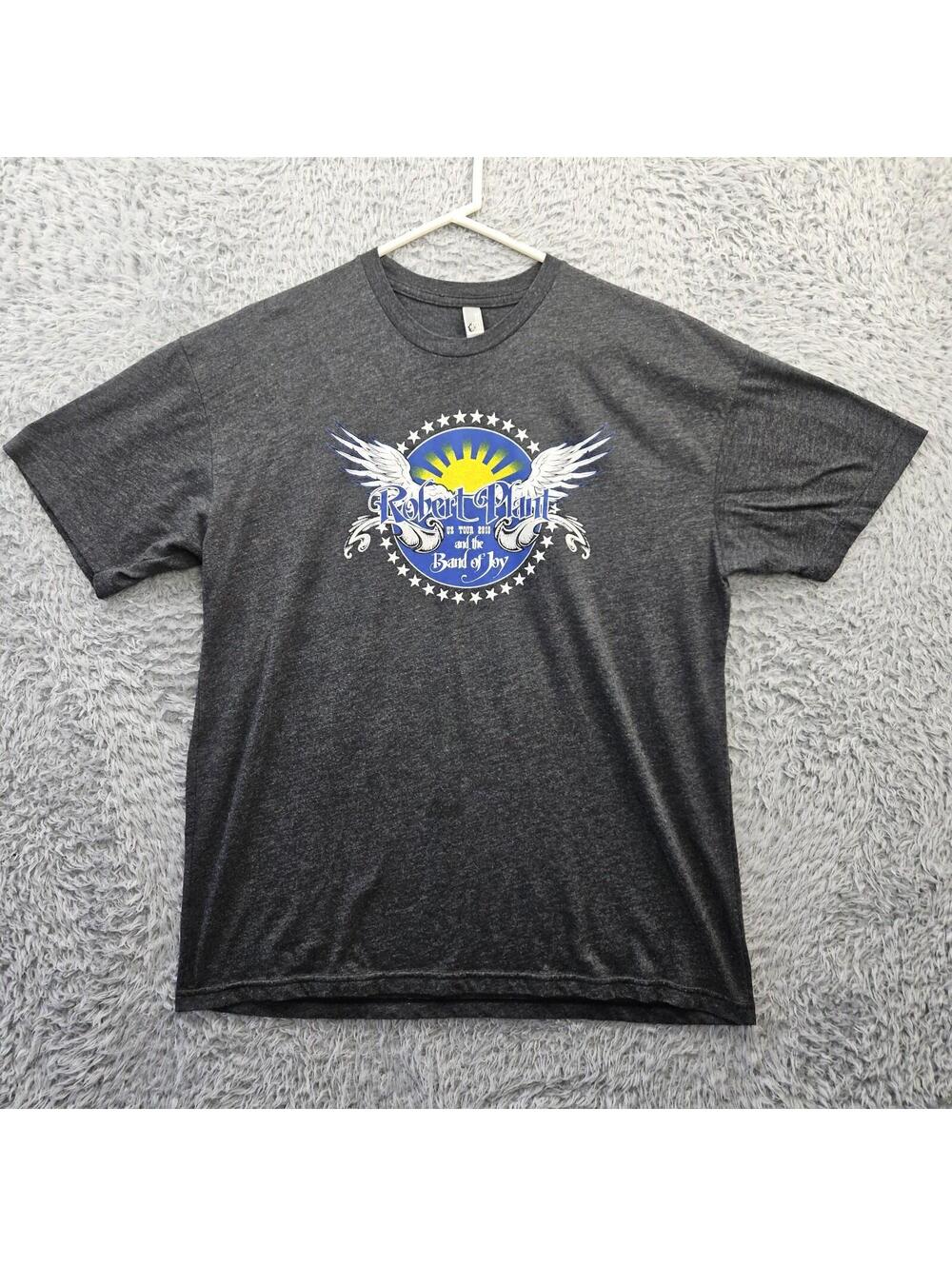 Robert Plant T Shirt Band of Joy 2010 Tour Led Zeppelin Men XL American Apparel